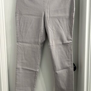 Van Heusen Gray Polka Dot Stretch Pants